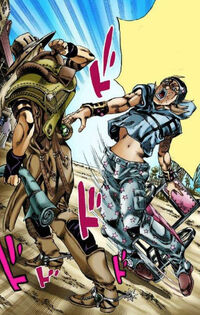 Johnny moves towards Gyro