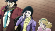 Lisa Lisa al final de Battle Tendency.