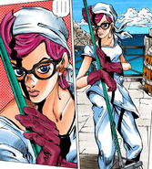 Trish as a cleaner