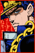 Retrato de Jotaro en el videojuego.