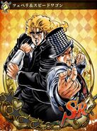 Speedwagon y William Anthonio Zeppeli en JJBA: Stardust Shooter