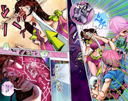 Yasuho uses Paisley Park to remove Wu's fragments from Mitsuba