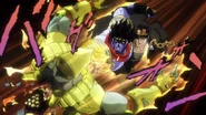 TheWorldDonut.png (403 kB) The World es perforado a través del pecho por Star Platinum