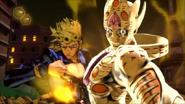 Giorno y Golden Experience Requiem en All-Star Battle