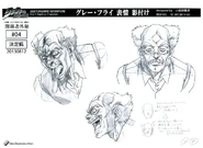 Diseño de Gray Fly para el anime