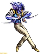 Ilustración de Baoh para el videojuego JoJo's Bizarre Adventure: All-Star Battle.