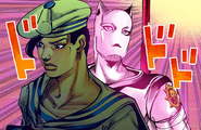 Yoshikage Kira y su stand, Killer Queen.