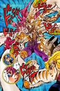 Gold Experience Requiem vence a Diavolo