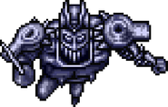 Silver Chariot sprite in SFC game