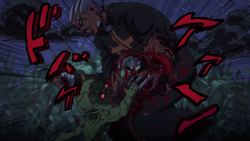 Pucci fuses with baby anime