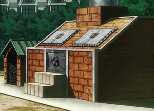 El incinerador en el que Dio puso a Danny.