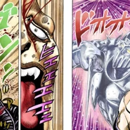 Muerte de J. Geil por parte de Polnareff