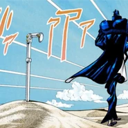 Jotaro Kujo entierra a N´Doul luego de su suicidio en el manga