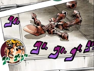 Primera manifestación de Notorious B.I.G. a través de los dedos de Carne.