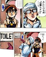 Narancia being asked the important questions