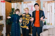 Файруз в стиле Джорно на японском телешоу "Manga Saves the World"