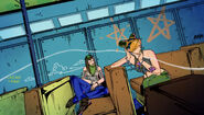 "Lucky Land" в "Stone Ocean"