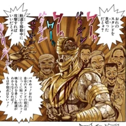 Hanged Man en el reflejo de una moneda