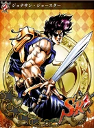 Jonathan con la espada Luck & Pluck