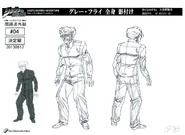 Referencia de Gray Fly para el anime