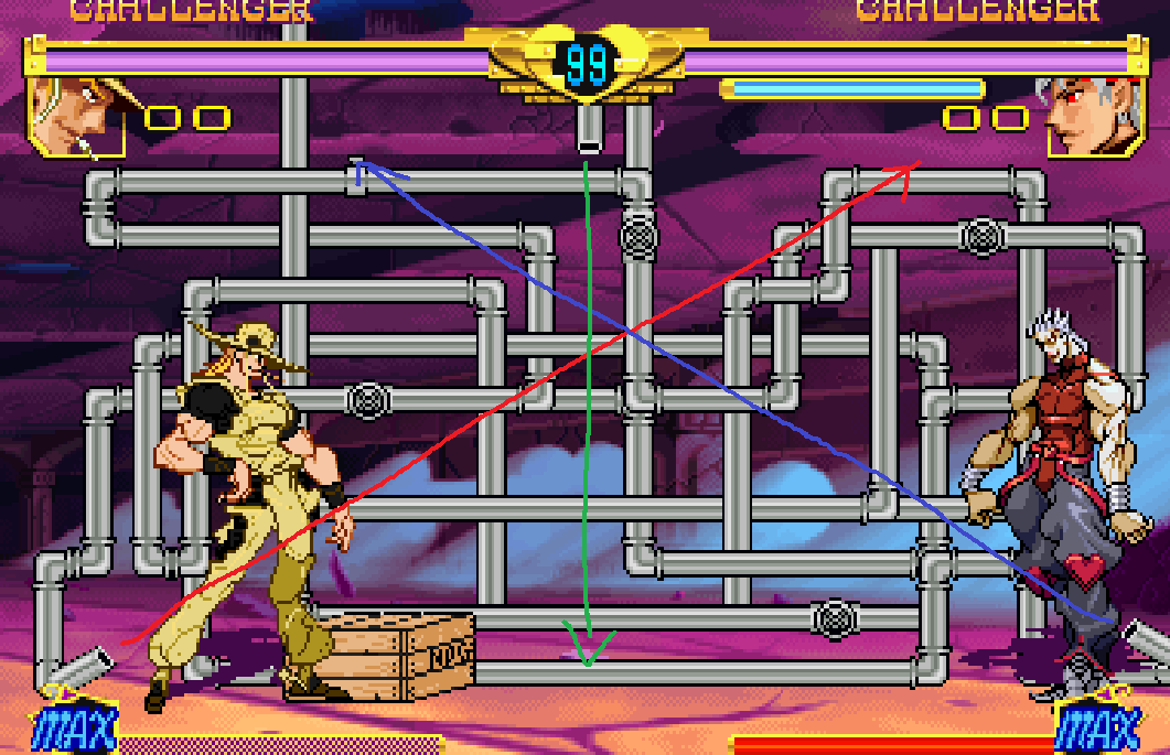 fightcade jojo input lag supers