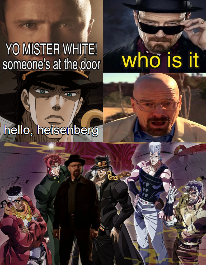 Here's some jojo memes (yes I am new, I just joined today)