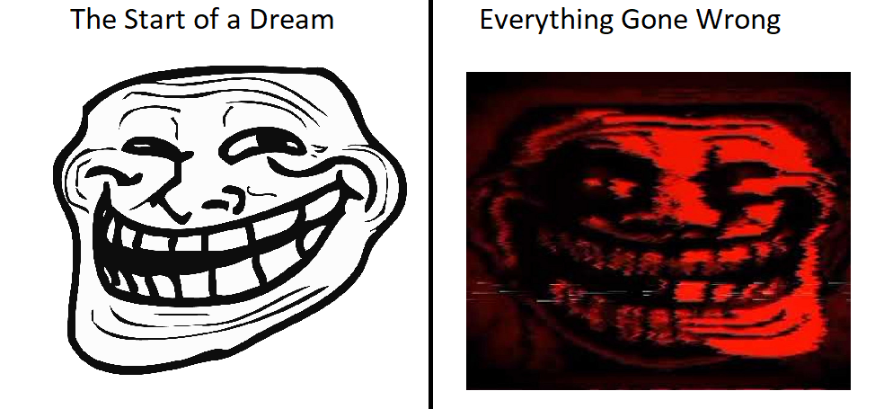 Trollface becoming uncanny (Sorry if it's bad) : r/trollge