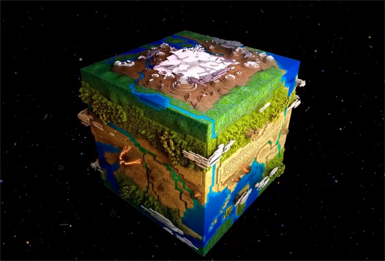 Minecraft planets