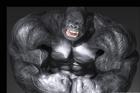 Wanked gorilla