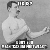 Overly Manly Man Legos