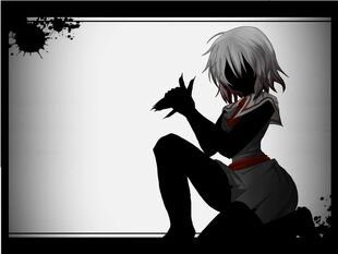 N-Alice doing Fox Hands