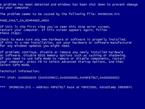 Blue Screen of Death