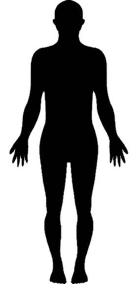 silhouette of running woman profilec simple black icon, vector e