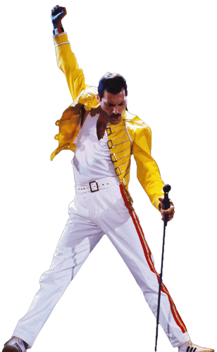 Freddie Mercury pose
