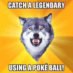 Courage Wolf Poké Ball