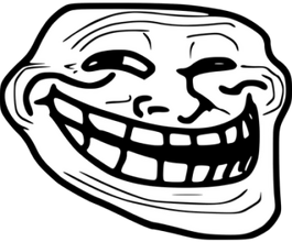 Troll Face Thinking - Thinking Meme Face Png, Transparent Png is