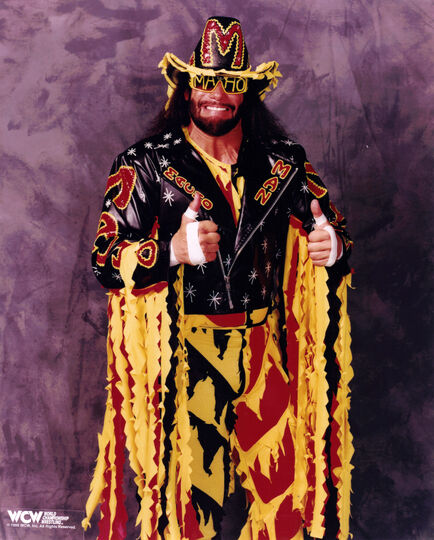 Macho Man Randy Savage Yellow Suit WWE Lifesize Cardboard Cutout ...