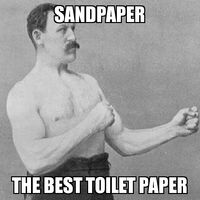 Overly Manly Man Sandpaper