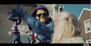 Skeletor dancing in joy
