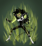 LanKi (½ Saiyan ½ Irken)