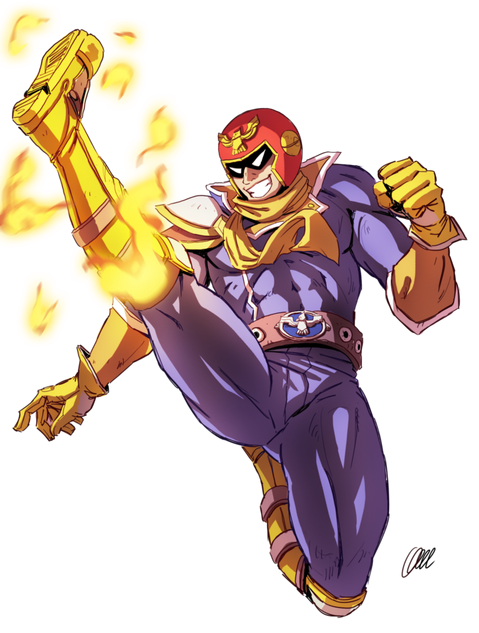 captain falcon knee of justice