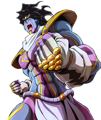 PLANKTON TIME on X: Parts 4-6 jotaro can't be bald bc star platinum isn't  bald. Unless.  / X