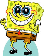 Spongebob happy over justin biebers death.