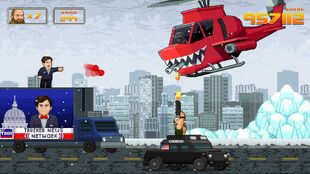 Alex Jones and Tucker Carlson fighting a Helicopter...