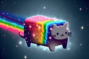 A more 3-D looking Nyan Cat