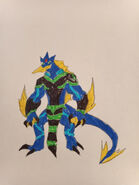 Aquawing (Golduck & Piciss Volann Hybrid)