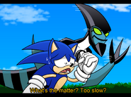 Imagine getting lapped 40 times and your opponent hasn't even broken a sweat.