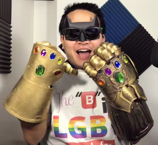 Jobby with 2 Infinity Gauntlets.