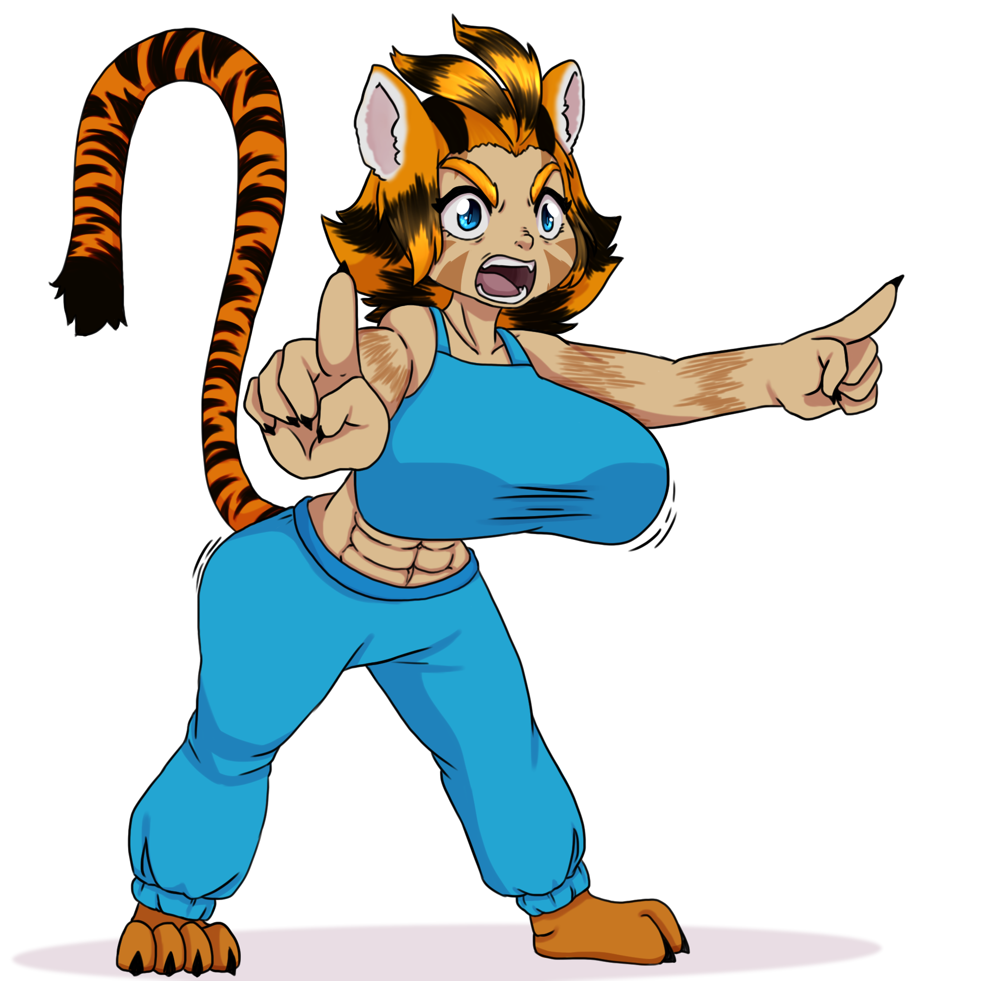 anthro tiger girl