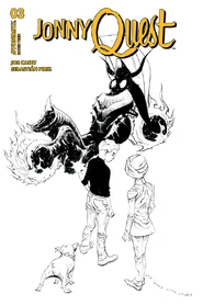 JQ03H art by Jae Lee BW.jpg (239 KB) Cover H Art by Jae Lee, lineart variant.